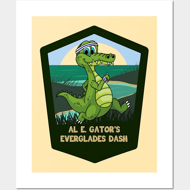 Everglades Dash_ Back Print Wall Art by The Periodic Table Dancer 